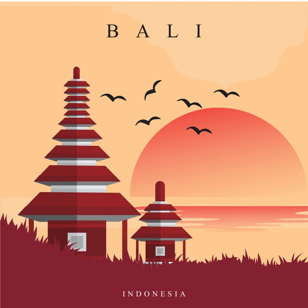 Poster du lịch Bali